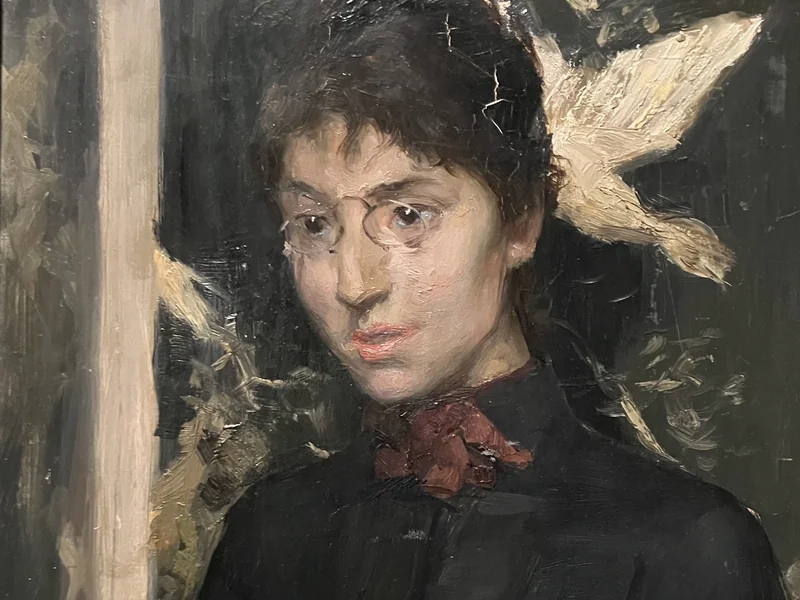 1855-Georg Pauli - Ritratto della pittrice Hanna Hirsch